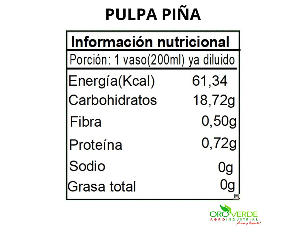 Pulpa de Piña