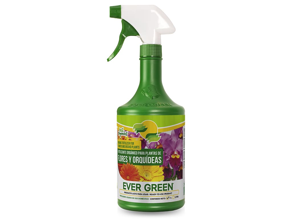 FERTILIZANTE ORGÁNICO PARA PLANTAS DE FLORES Y ORQUÍDEAS