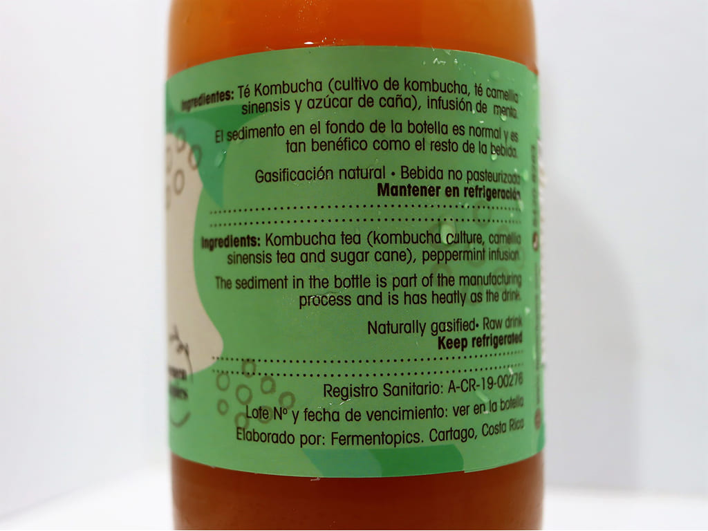Vita Booch Kombucha sabor Menta