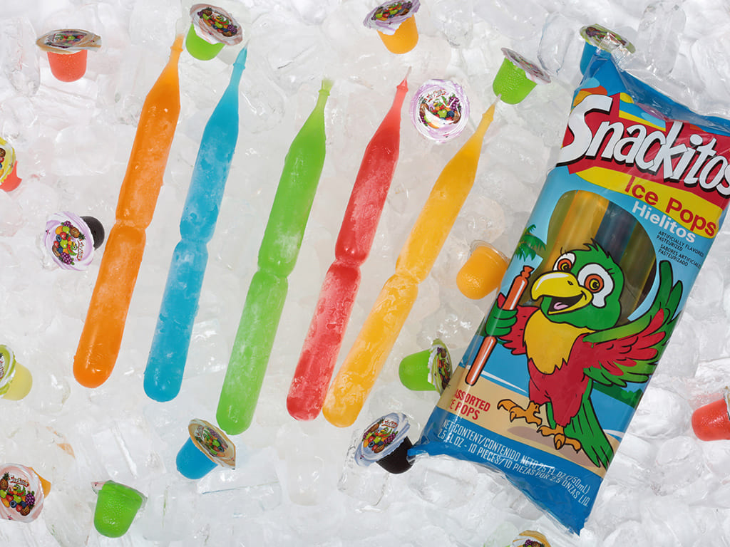Bebidas no carbonatadas tipo boli con sabor a frutas