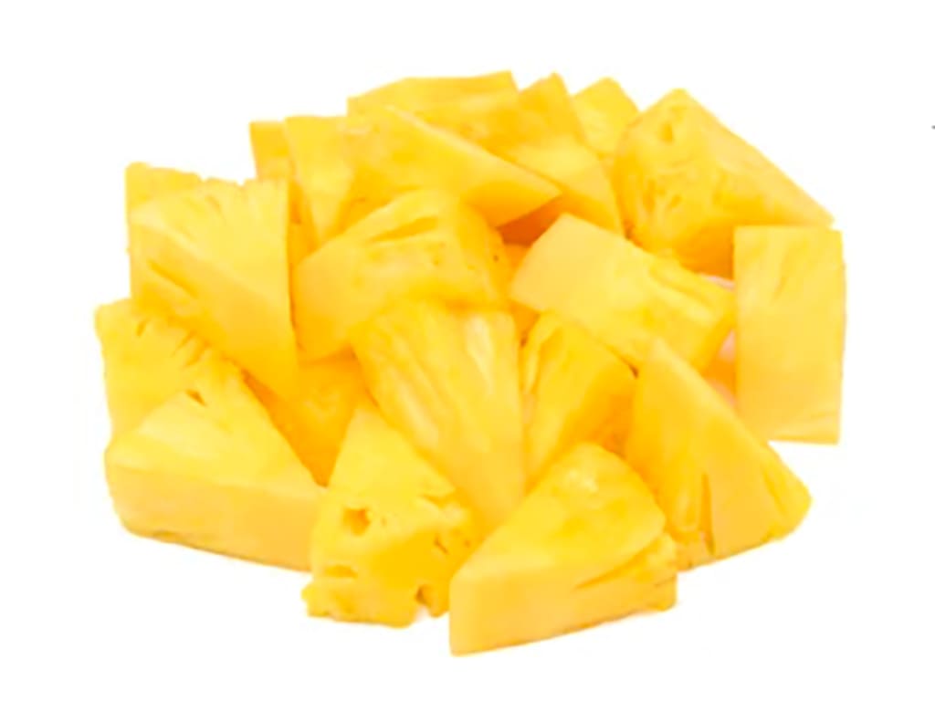 Piña Orgánica Congelada IQF