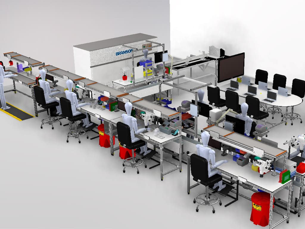 Diseño, creación Layout para líneas de producción.