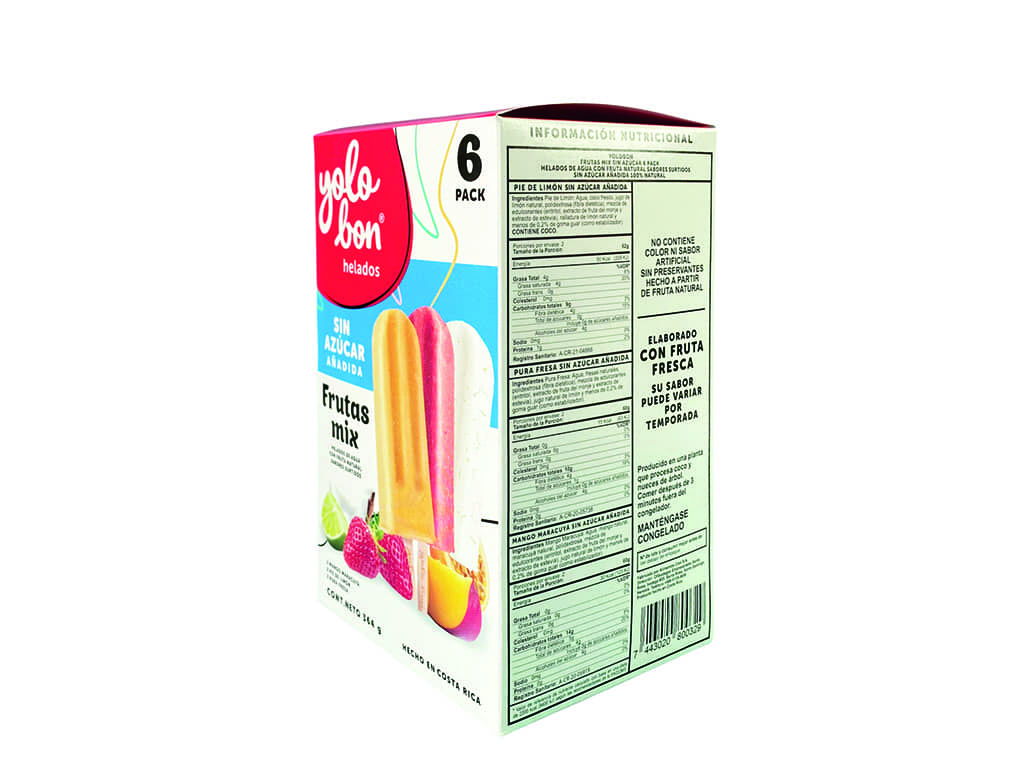 6 Pack Frutas Mix Sin Azúcar