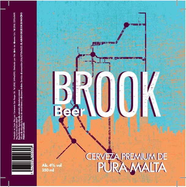 CERVEZA BROOK PURA MALTA