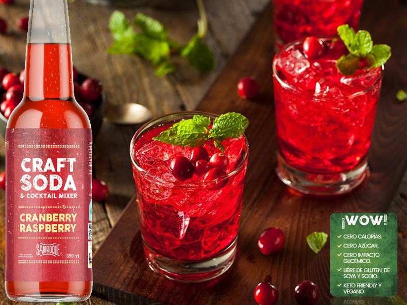 CRAFT SODA CRANBERRY & RASPBERRY