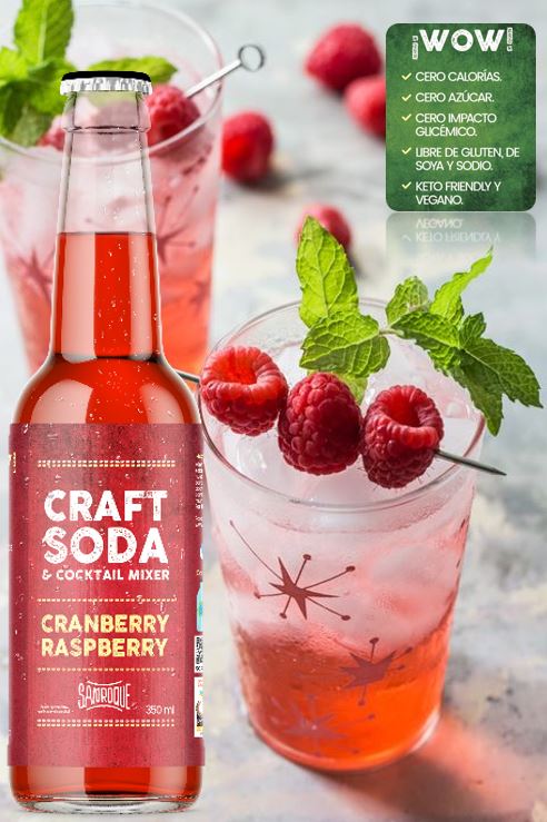 CRAFT SODA CRANBERRY & RASPBERRY