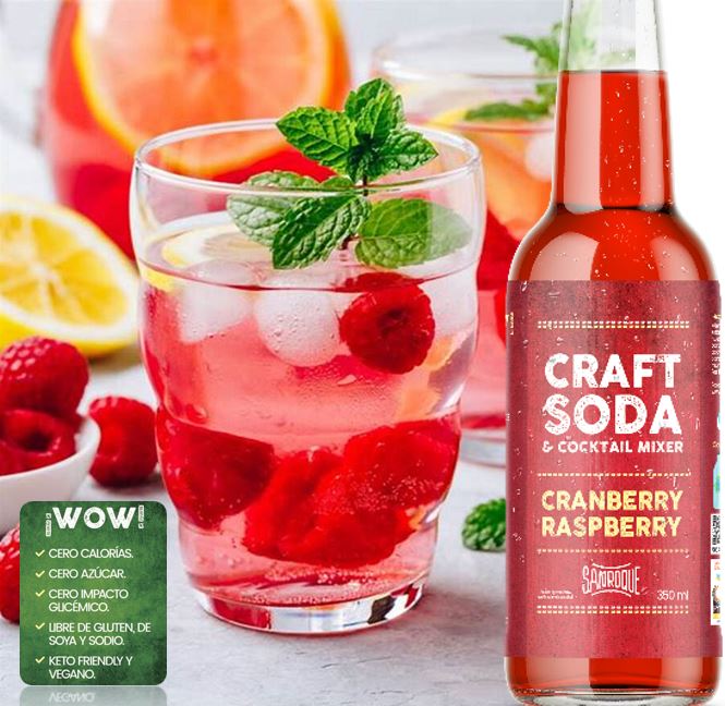 CRAFT SODA CRANBERRY & RASPBERRY