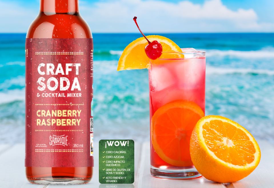 CRAFT SODA CRANBERRY & RASPBERRY